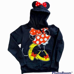 Minnie Mouse Hoodie with Mouse Ears